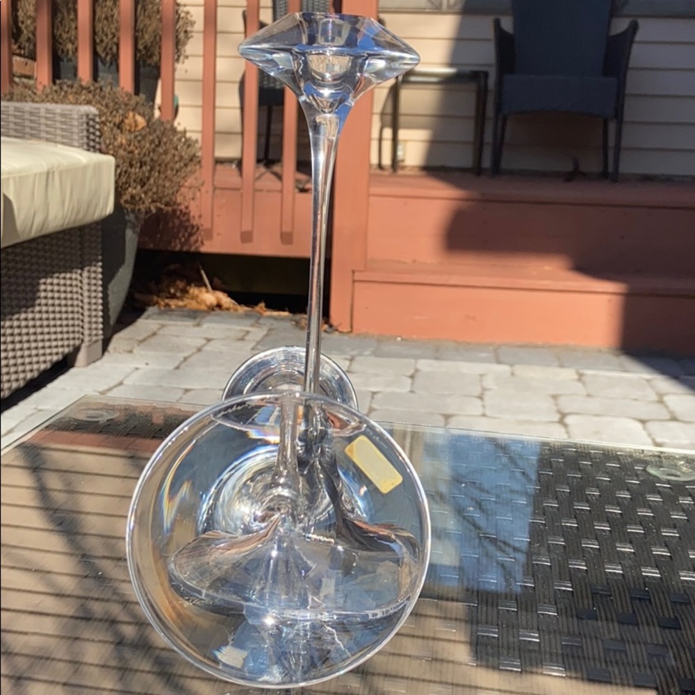 Kosta-Boda candlesticks as a pair $60 - Picture 5 of 5